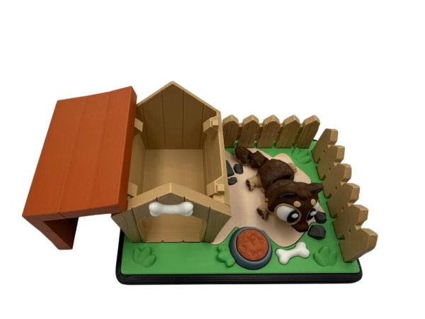 3D Printed Puppy Playset – 3D Printed Doghouse & Friends