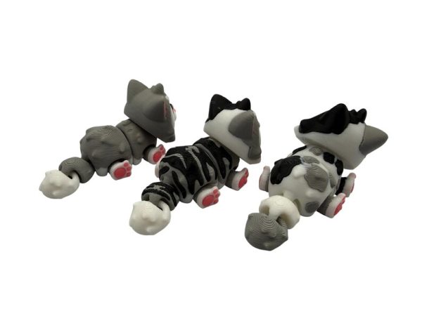 3D Printed Cat Playset Scene | Miniature Furniture & Accessories