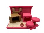 3D Printed Cat Playset Scene | Miniature Furniture & Accessories