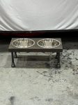 Industrial Inspired Raised Dog Bowl Feeder