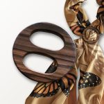 Tiger Ebony Wood Scarf Ring