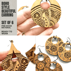 Boho Earring Set of 6 Pair Design Set - $20 *EXCLUSIVE DESIGN - 5 Pair Set for just 25*