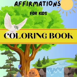 Positive Affirmations Coloring Book for Kids- Digital Download, Printable