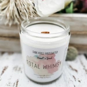 TOTAL WHIMSY - Jasmine + Roses Scented Soy Candle