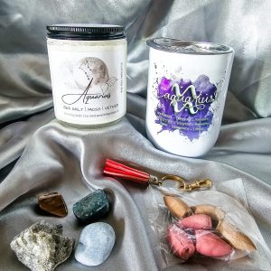 Aquarius Zodiac Candle Gift Box