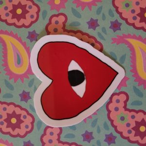 Heart/Eye Sticker