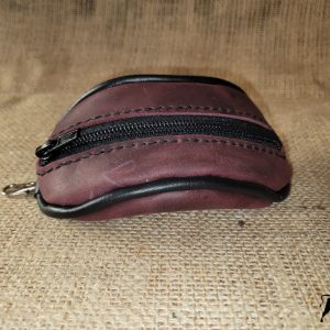 Hand made leather key and coin case
