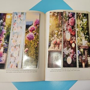 Set of 6 Relaxing Floral Garden Bookmarks
