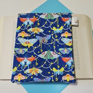 Blue Night Moth Book Sleeve for Book lovers