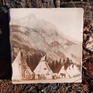 Stoney Nakoda Teepees at Banff Wall Art