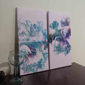 Violet Rush #231 - 2 pc Painting