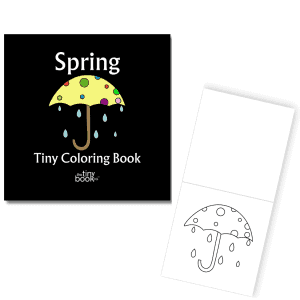Spring Tiny Coloring Book