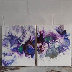 Universe #76 - 2 pc Painting