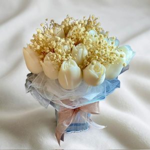 Reception Décor - Bouquet of White Tulips
