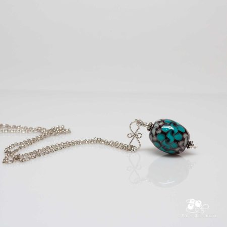Twisted Teal Necklace