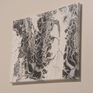 Black and White Abstract - Wall ART