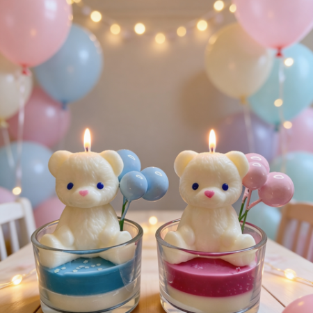 Baby First Birthday Balloons Candle