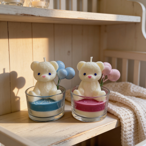 Baby First Birthday Balloons Candle