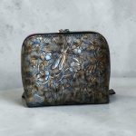 Caterpillar Faux Leather, waterproof lining, rainbow hardware