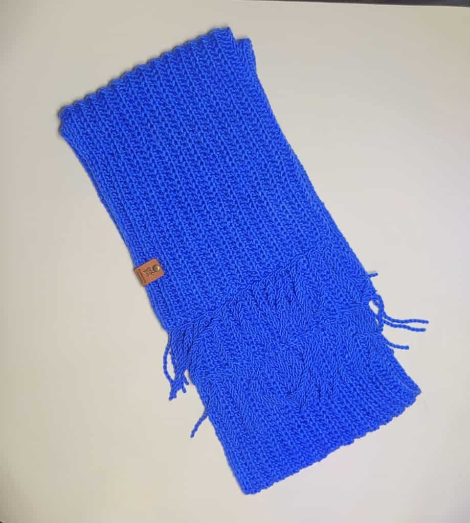 Blue-scarf