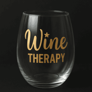 Wine Glass – “Wine Therapy”