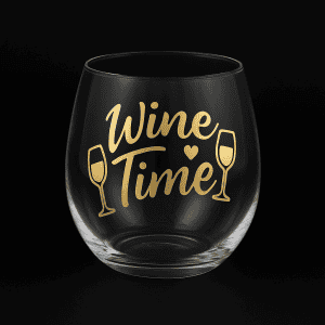 Wine Glass – “Wine Time”