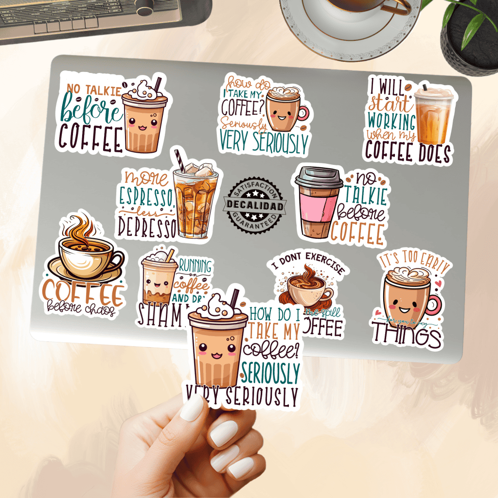 Coffee-sticker