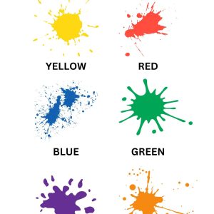 Colors Learning Poster - English