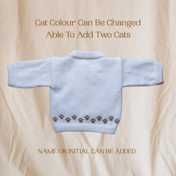 Beagle Baby Sweater, Handmade Knitted Baby Sweater, Personalized Baby Sweater