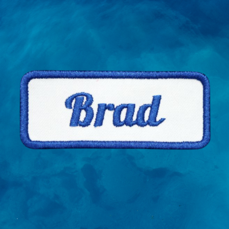 Personalized Embroidered Name Patch, Embroidered Patches