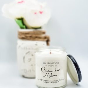 Cucumber Melon - Scented Coconut Soy wax Candle