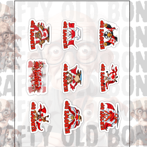 9 up stickers, Elbows Up Canada Standing up too Donald Trump