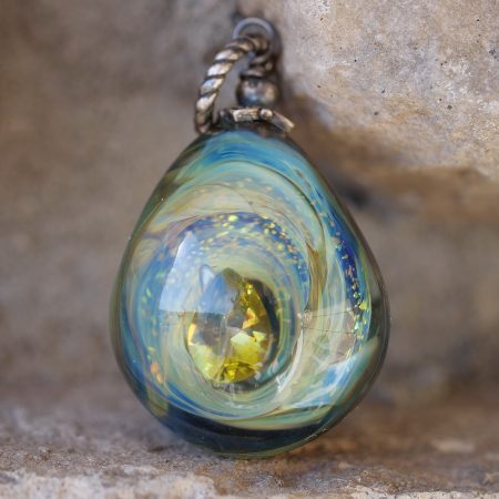Fairy Fantasy - Crystal Necklace, Iridescent Glass Pendant, Magical Fantasy Jewellery