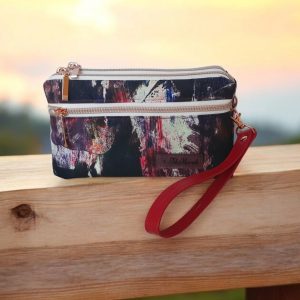 Triple Zipper Pouch