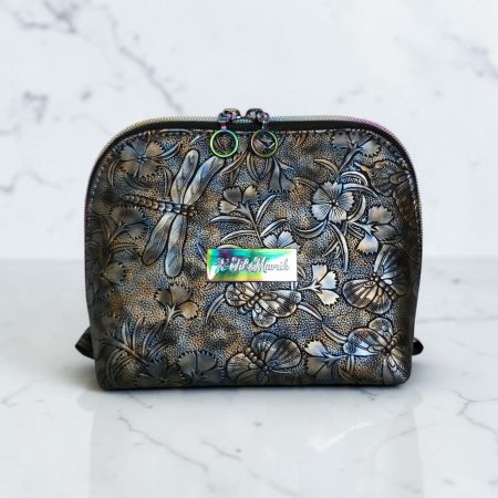 Caterpillar Faux Leather, waterproof lining, rainbow hardware