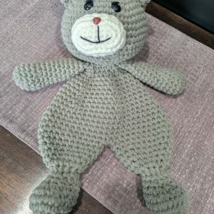 Crocheted Lovey Bear