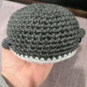 Crocheted Grey Whale