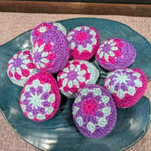 Easter Eggs in wool