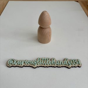 Wooden 3" Gnome