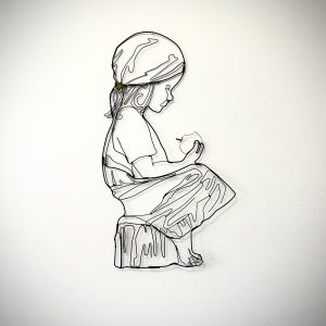 An Apple a Day Wire Wall Art