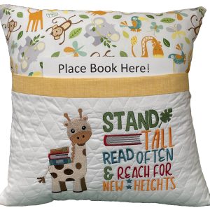 Book Pocket Pillow Slip Cover