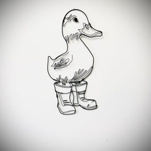 Ducky Wire Wall Art