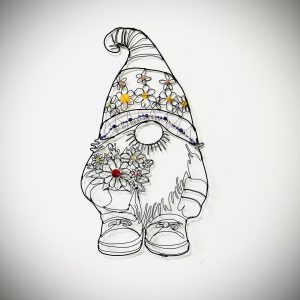 Gnome Wire Wall Art