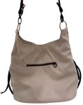 Blush and Black Elegant Slouchy Shoulder Bag