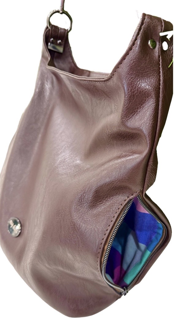 Elegant Dark Brown Slouchy Bag