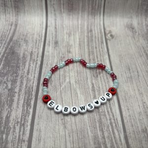 Elbows Up Beaded Bracelet