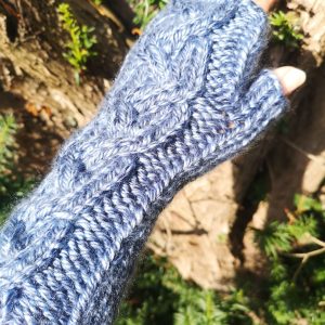 Sleepy Hollow Spirit Handmade in Canada Fingerless Knit Gloves Mitten