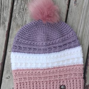 Crochet Pattern Waffle Star Hat - Digital Download