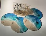 Discover the Magic of the Ocean- Unique Handcrafted Coasters(Set of 4)