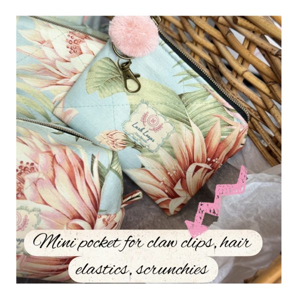 Tropical Makeup Bag Set, Palm Leaf Cosmetic Pouches, Travel Toiletry Organizer, Floral Zipper Bags with Pom Poms, Vacation Essentials Gift